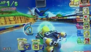 Drifting to get those booster to thrust back and forth... uh, uh...