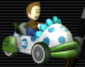 A Mii in their Piranha Prowler.