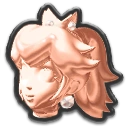 icon of metal peach