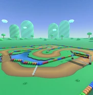 The course in Mario Kart Tour. It is the same angle taken from its Mario Kart DS icon.