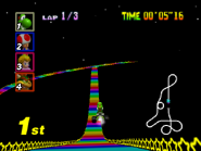 Mk64rainbowroad.png (58 KB) The big drop at the start of the track.