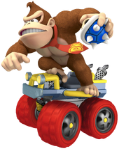 Donkey Kong - Mario Kart 7 Artwork