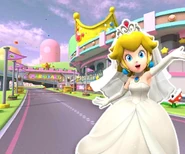 Royal Raceway's icon featuring Wedding Peach!