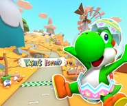 Track icon starring Yoshi (Egg Hunt)!
