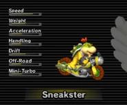Bowser Jr. on his Sneakster.