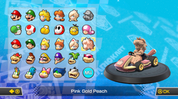 Pink Gold Peach Mario Kart Racing Wiki Fandom