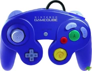 Blue Nintendo Gamecube Controller