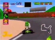 Mario Raceway.png (279 KB) Yoshi racing on the track.