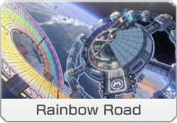 mario kart 8 rainbow road