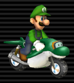 Luigi in his green Dolphin Dasher Bike.