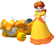 Daisy in Mario Kart 7.