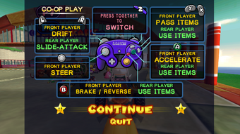 mario kart wii gamecube controls