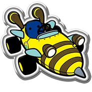 The Bumble V badge.