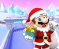Icon for Snow Land in Mario Kart Tour.