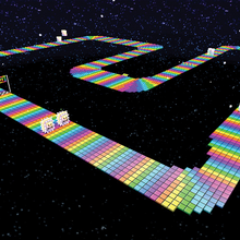 Rainbow Road Snes Mario Kart Racing Wiki Fandom