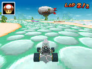 MKDS Sky Garden Ramps.png (28 KB) Dry Bones doing a Time Trial on the track.