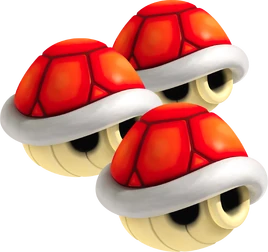 Triple Red Shells - Mario Kart Wii