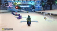 Mario Kart 8 Deluxe.