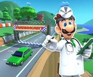 Shroom Ridge's icon starring Dr. Luigi!