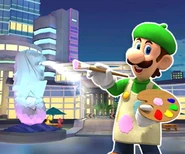 Singapore Speedway 1 icon featuring Painter Luigi!