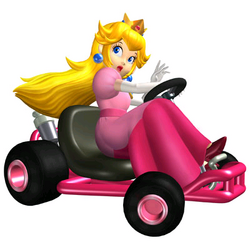 Princess Peach, Mario Kart Racing Wiki