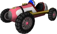Model of Peach's Classic Dragster.