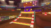 The track in Mario Kart Tour.