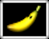 The Banana icon from Mario Kart 64.