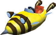 Bumble V kart body icon.