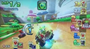 Bowser Jr. equipped with the Shield.