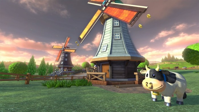 Moo Moo Meadows, Mario Kart Racing Wiki