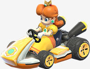 Daisy in Mario Kart 8.