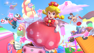 Peachette on Sky-High Sundae MK8DX.webp (1.11 MB) Peachette racing happily on Sky-High Sundae.