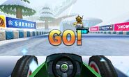 Mario Kart 7 (First-person view).