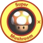 MK64 Golden Mushroom.png (41 KB) The Golden Mushroom badge from Mario Kart 64.