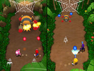 The Mario Party 7 minigame "Spider Stomp".