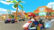 MK8D Coconut Mall Parking.png (1.87 MB) Mario, Bowser and Luigi racing at the parking lot.