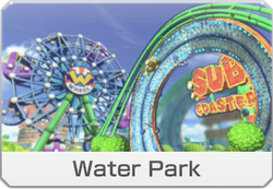mario kart 8 water park