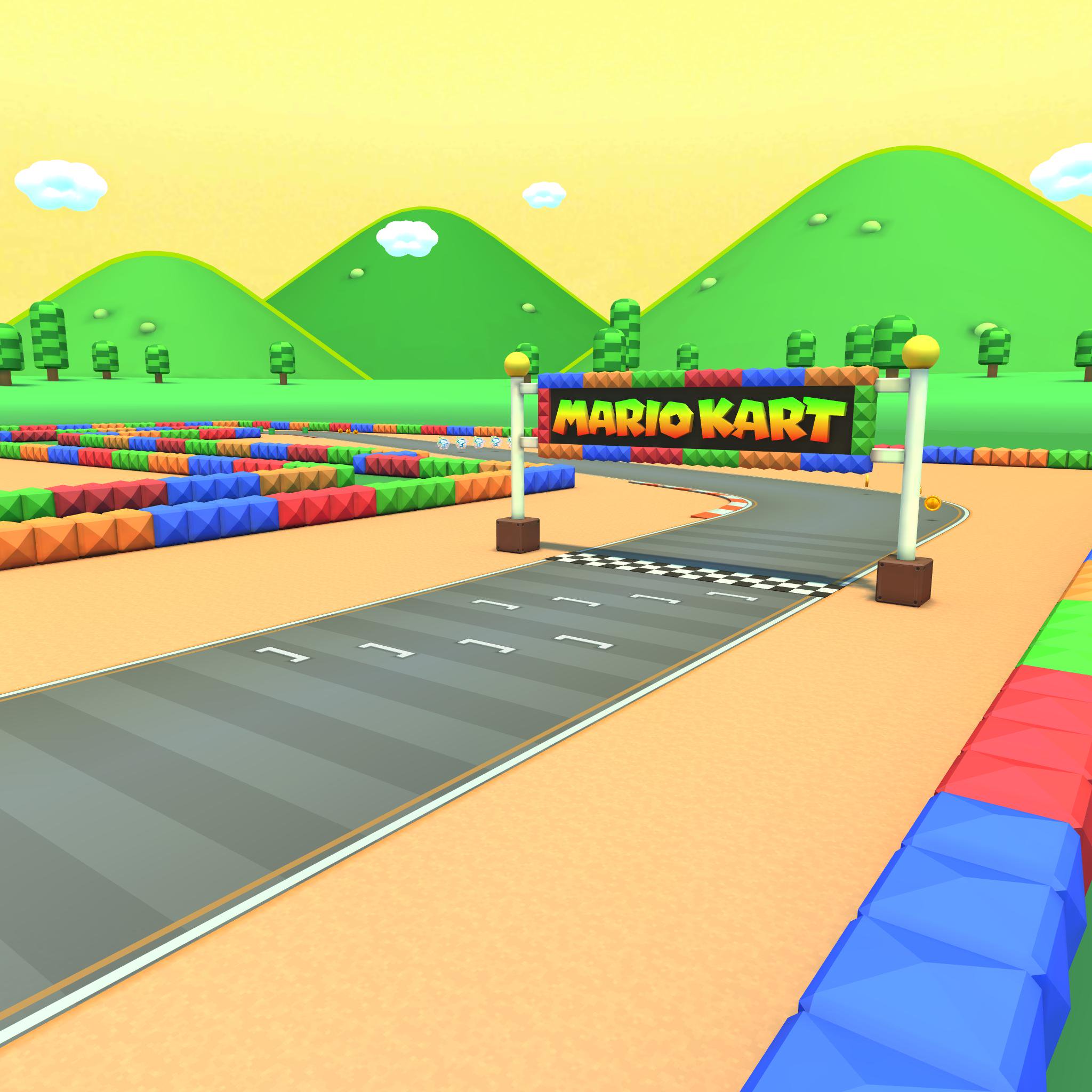 Mario Circuit 1, Mario Kart Racing Wiki