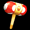 The icon for Mario Kart Arcade GP 2's Mushroom Hammer.