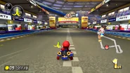 About to enter the second lap.