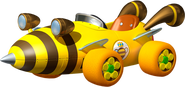 Artwork of the Bumble V with Sponge Tires.