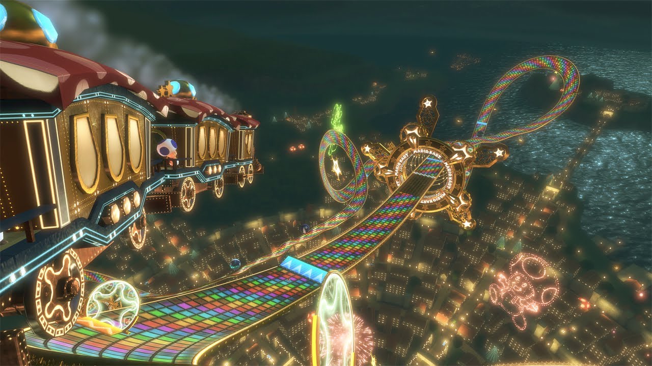 super mario kart 64 rainbow road super mario kart 64 rainbow road