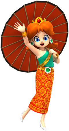 Daisy Thai Dress Mario Kart Racing Wiki Fandom