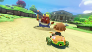 Mr. Resetti appears near the end of the track.