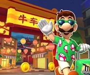 Singapore Speedway 3 icon starring Vacation Luigi!