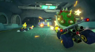 MarioKart8 NeoBowserCity4.png (1.5 MB) Bowser shooting fire at Peach and Isabelle.