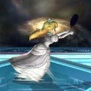 Peach (Frying Pan) (2).jpg (7 KB) Another pic of Peach, now in a white dress, with her shokuhin weapon.