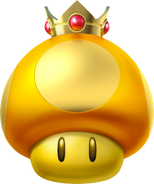 The Golden Mushroom from Mario Kart 8.