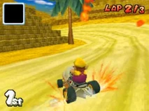 Dessert Hills gameplay in Vs mode.